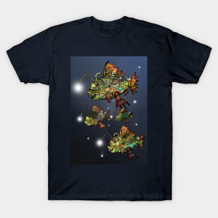 Steampunk Deep Sea Fish #5 T-Shirt